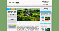 Desktop Screenshot of halongsapatours.com